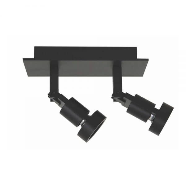 Dubbele opbouwspot Tech II zwart Artdelight 8719831734900