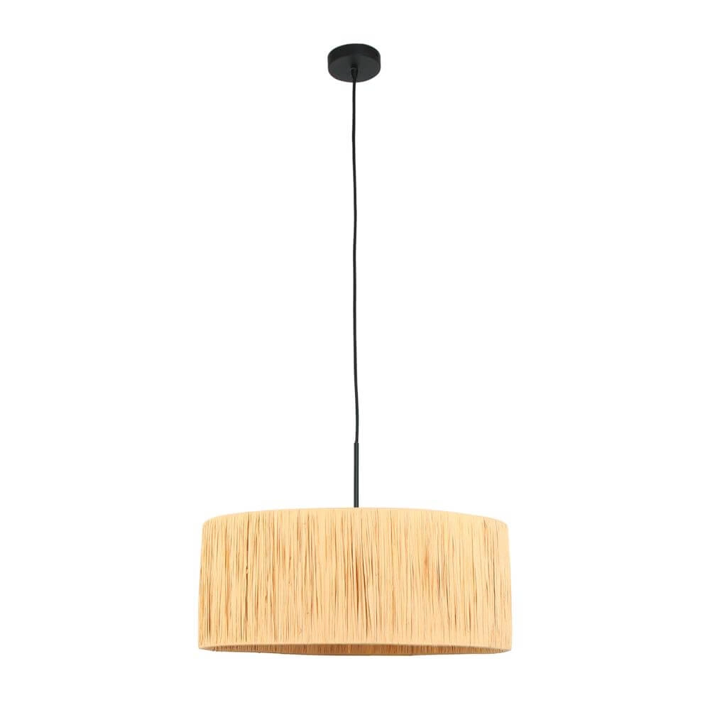 Hanglamp Sparkled Light zwart met strokleurige kap Ø 50cm Hanglamp Sparkled Light zwart met strokleurige kap Ø 50cm