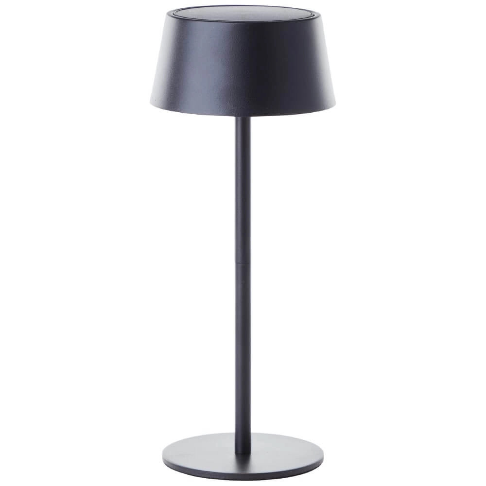 Zwarte design tafellamp Picco op batterij Brilliant 4004353437717