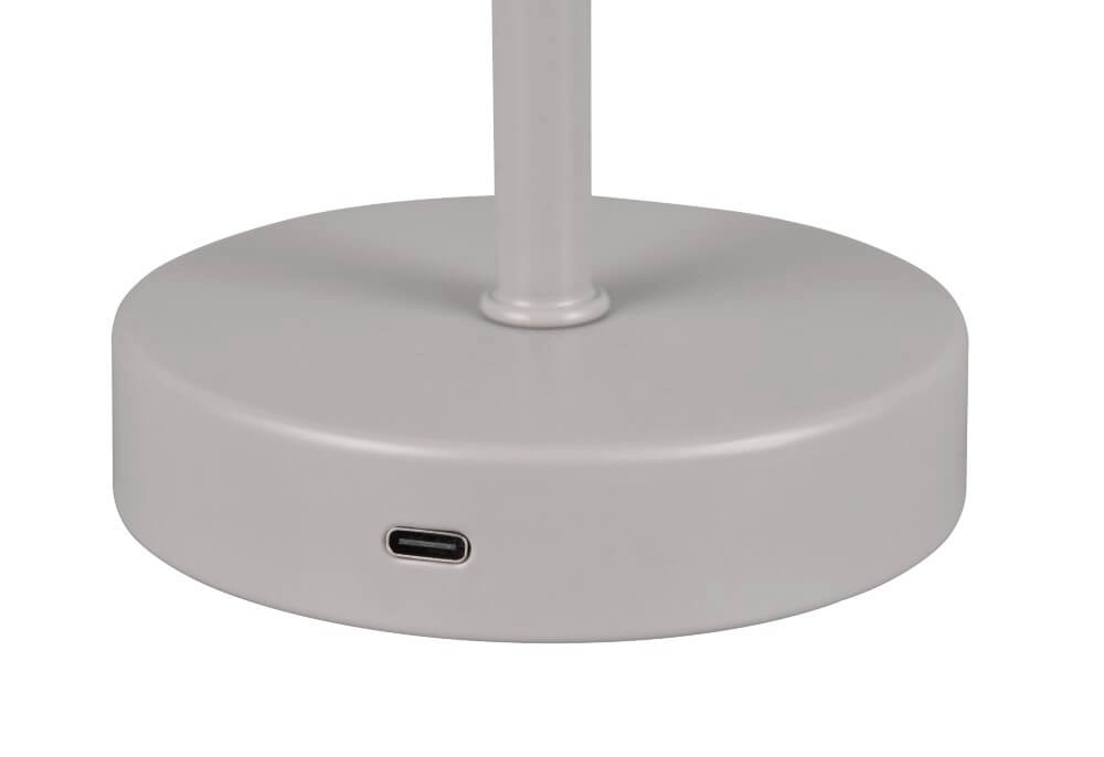 Tafellamp Jeff grijs Trio 4017807575156