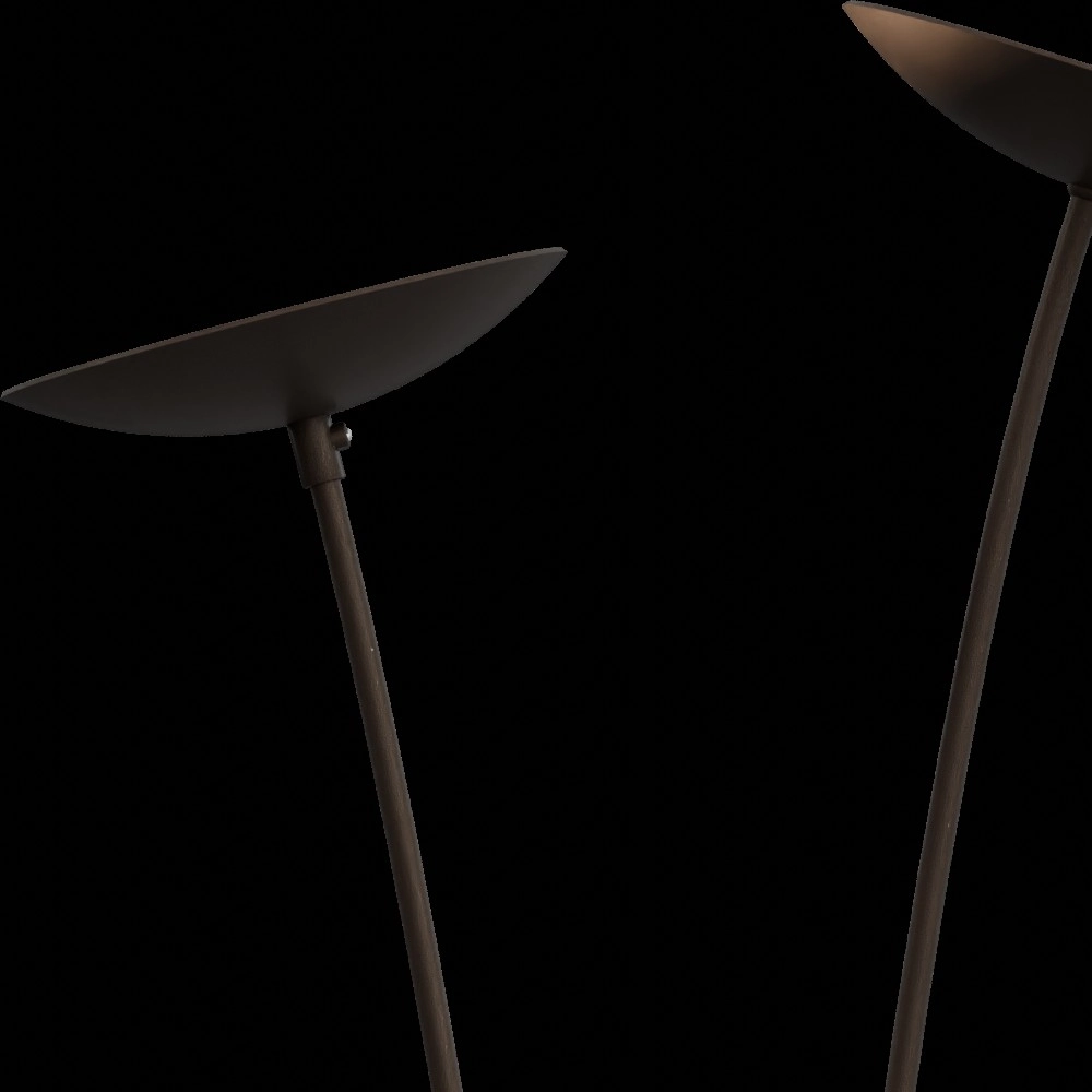 Design vloerlamp Scala 2-lichts cacao Masterlight 8718121385532