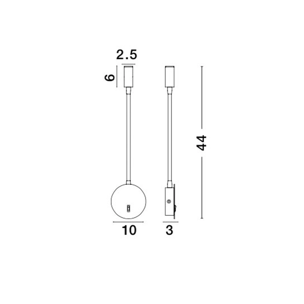 Leeslampje Jaco zwart Lyora 5212017410962