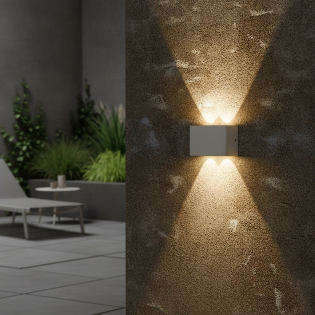 Ovale wandlamp Duomo wit