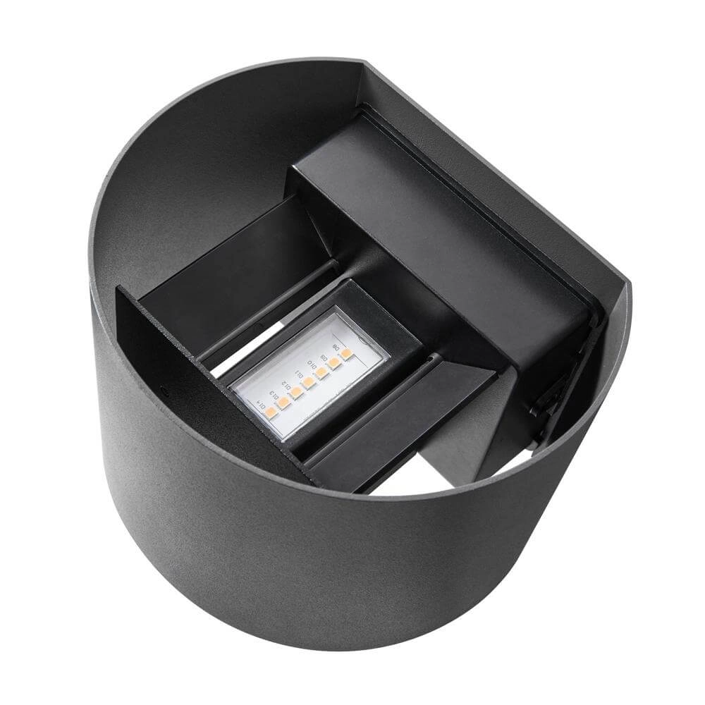 Ronde opbouwspot Milda antraciet Nordlux 5704924017742