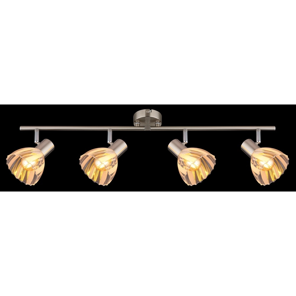 Plafondlamp 4-lichts Zachery nikkel Globo 9007371522491