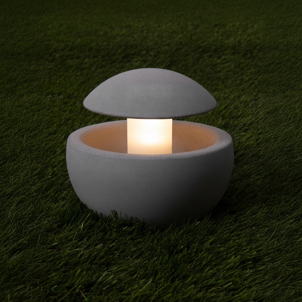 Design tuinlamp Minor betongrijs