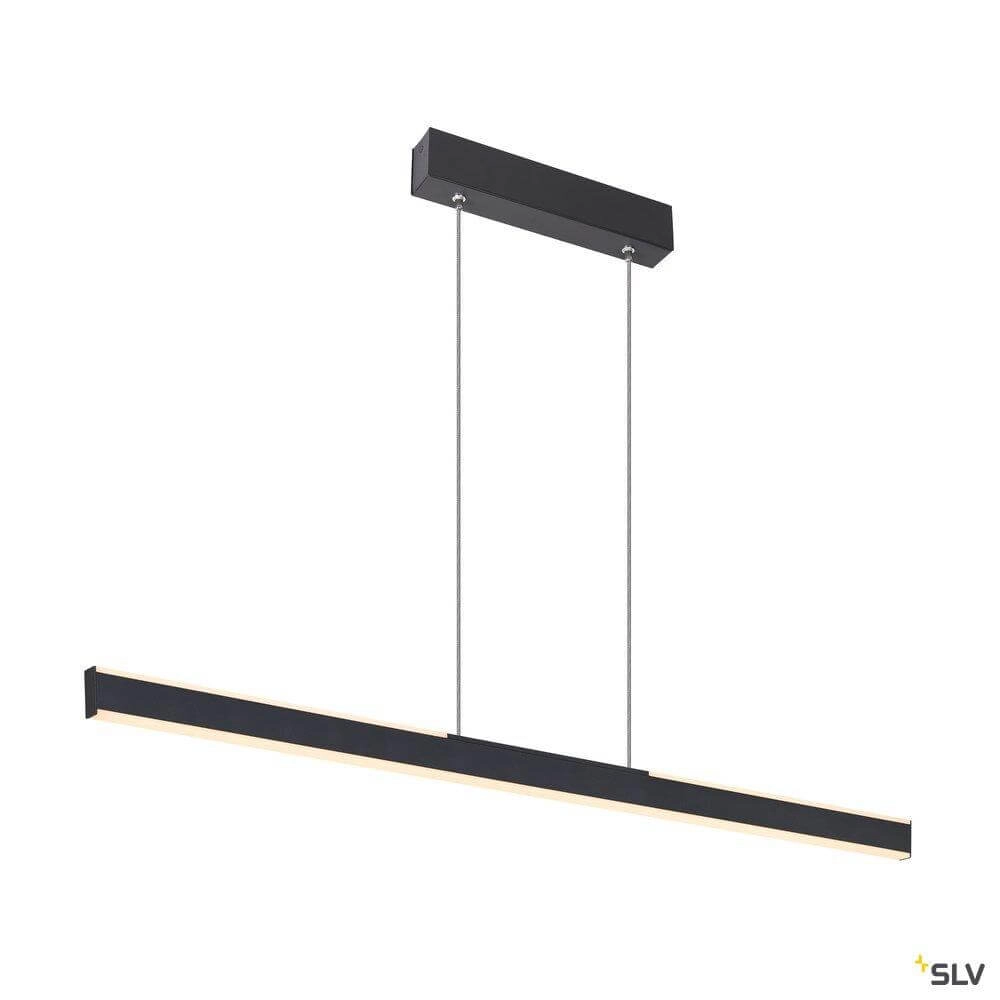 Zwarte hanglamp One Linear 2x10w - 104cm Zwarte hanglamp One Linear 2x10w - 104cm