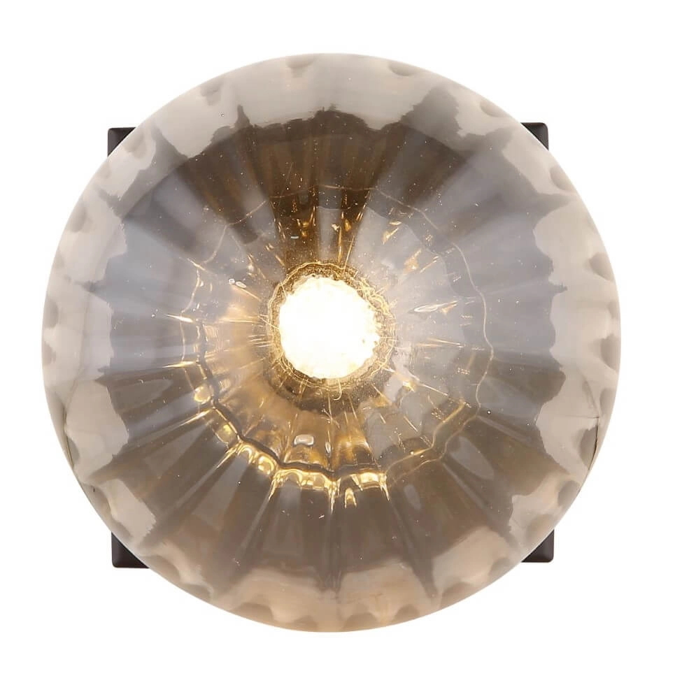 Plafondlamp Dallerta zwart met smoke glas Globo 9007371446575