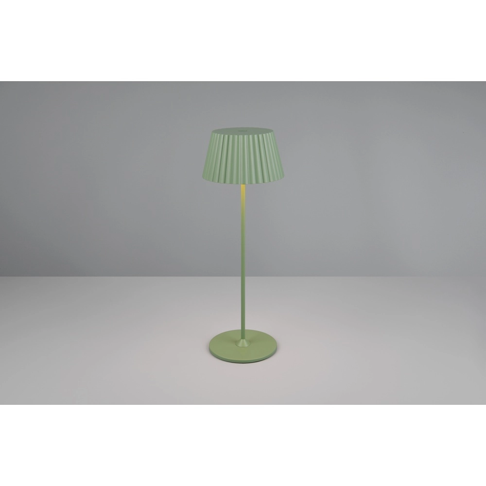 Tafellampje Suarez pistache groen Trio 4017807601725