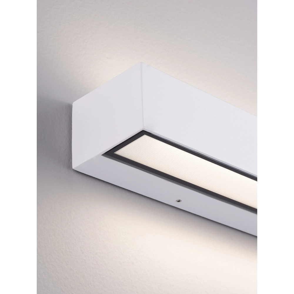 Strakke wandlamp Lane wit 36cm - 28W Lyora 5212017496799