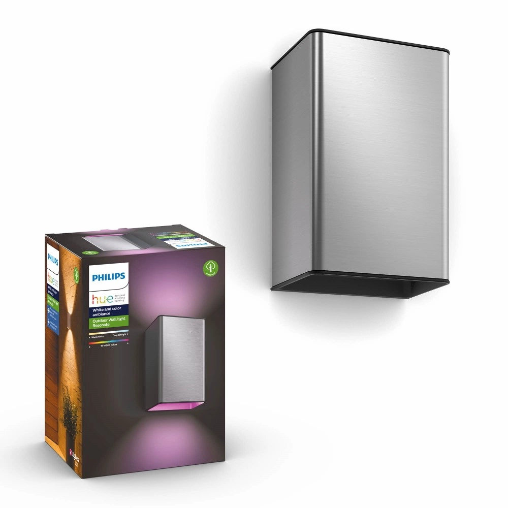 Buitenlamp Up-Down Hue Resonate zilvergrijs Philips 8718696174395