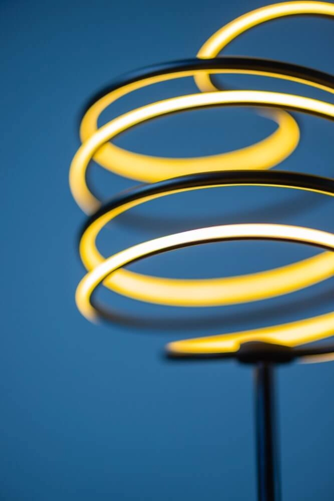 Design vloerlamp Slinger zwart ETH 8720195308775