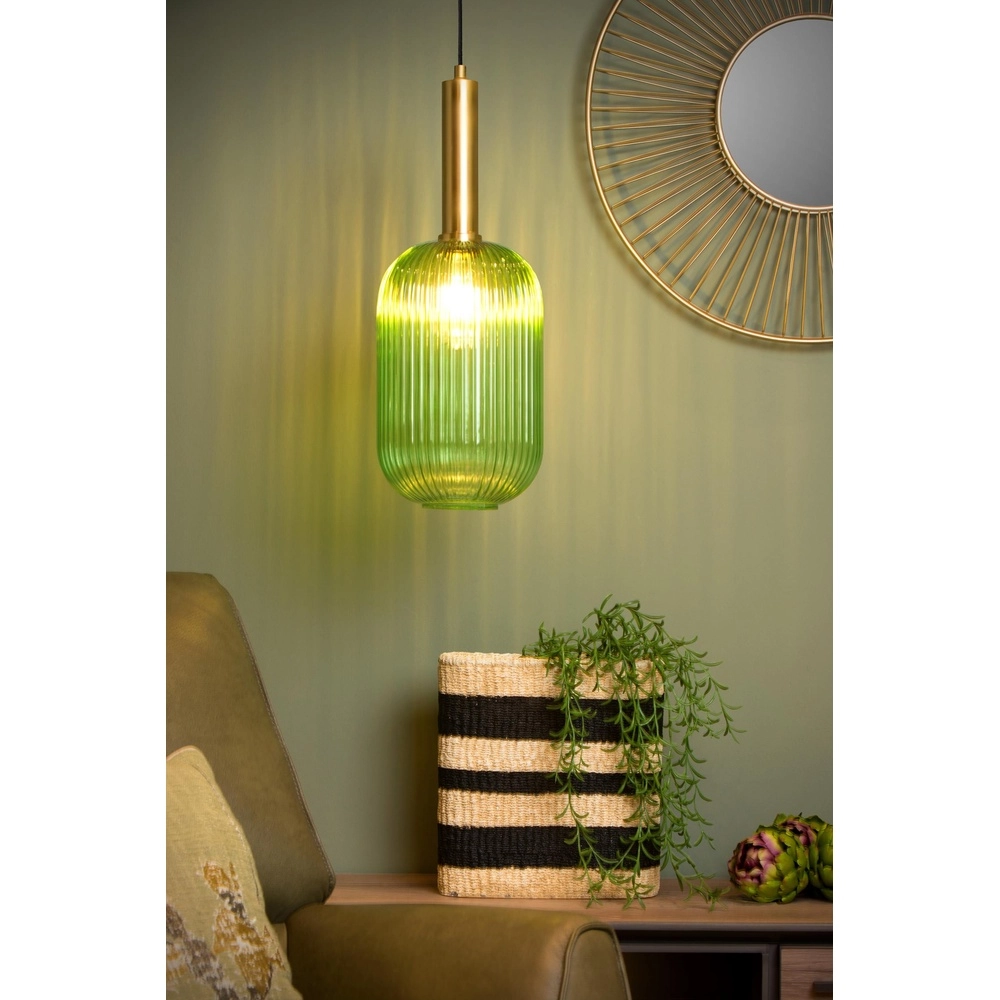 Hanglamp Maloto Ø 20cm groen Lucide 5411212451170
