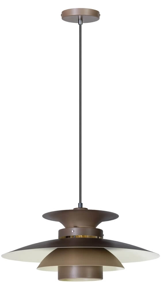 Stoere hanglamp Potenza 50cm taupe