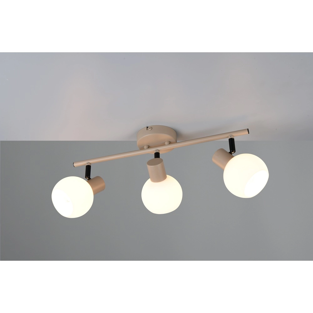 Plafondlamp Boba 3-lichts beige Trio 4017807654622