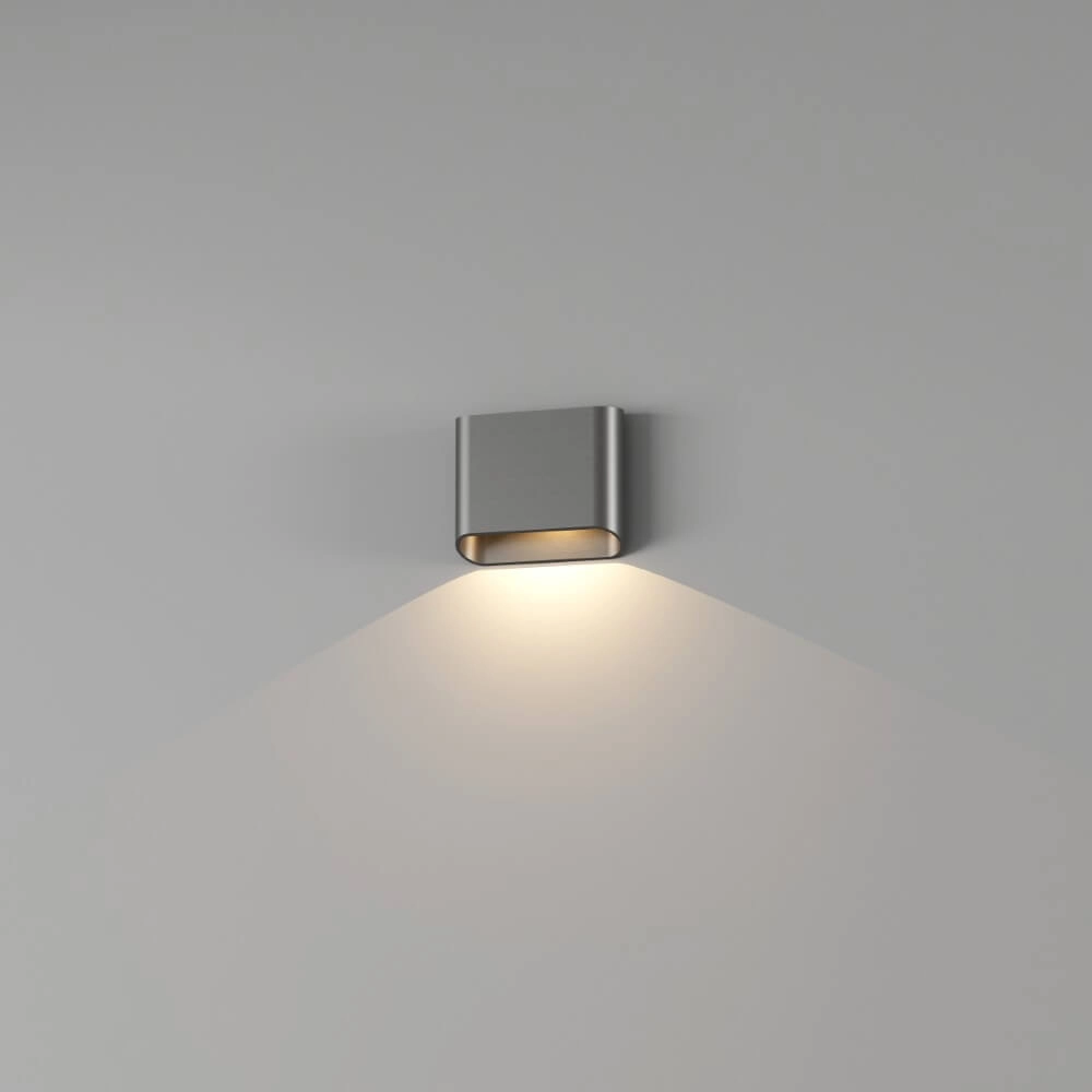 Wandlamp Diaz 1L Gun metal Wandlamp Diaz 1L Gun metal