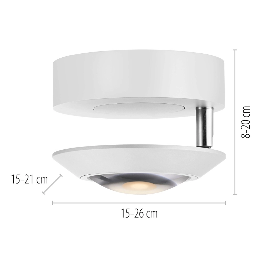 Led plafondspot Pure Oculis wit Paul Neuhaus 4012248397046