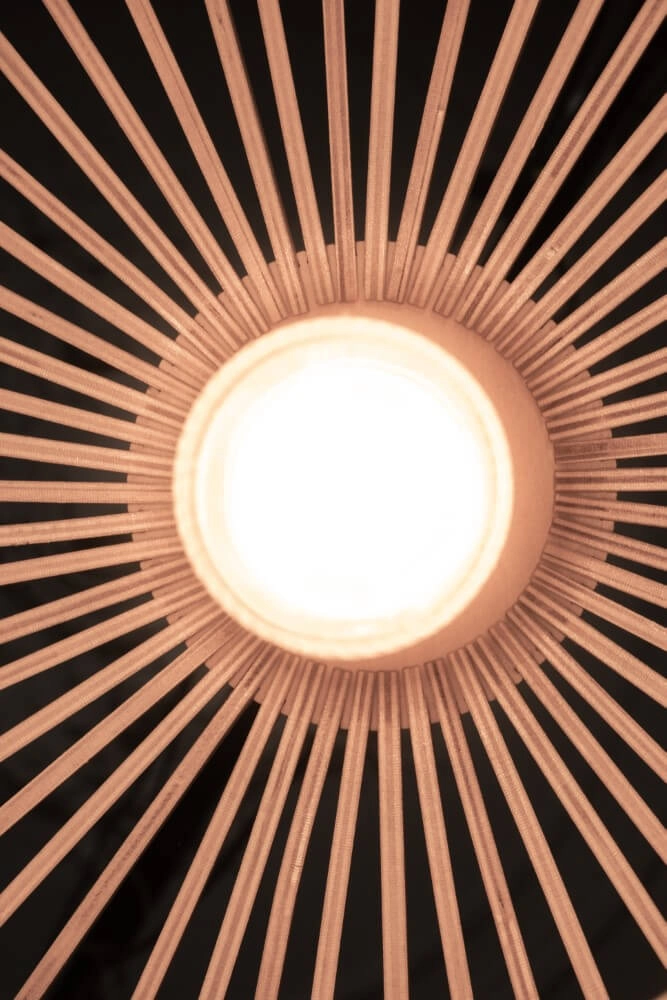 Houten plafondlamp Tess Ø 30cm ETH 8720195305385