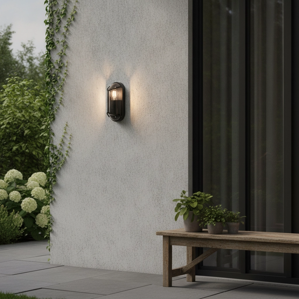 Wandlamp Amel klassiek antraciet