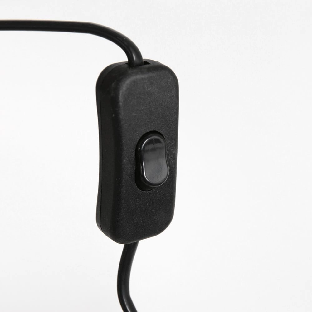 Zwarte bamboe tafellamp Maze Ø 30cm Steinhauer 8712746147247