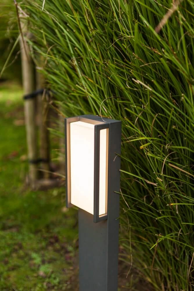 Design padverlichting Qubo antraciet Lutec 6939412079103
