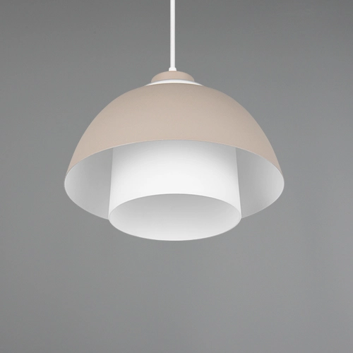 Design hanglamp Tilos zand bruin Ø 30cm Trio 4017807690118