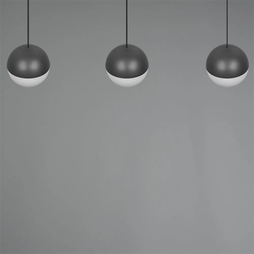 3-lichts hanglamp Senta antraciet Trio 4017807697858