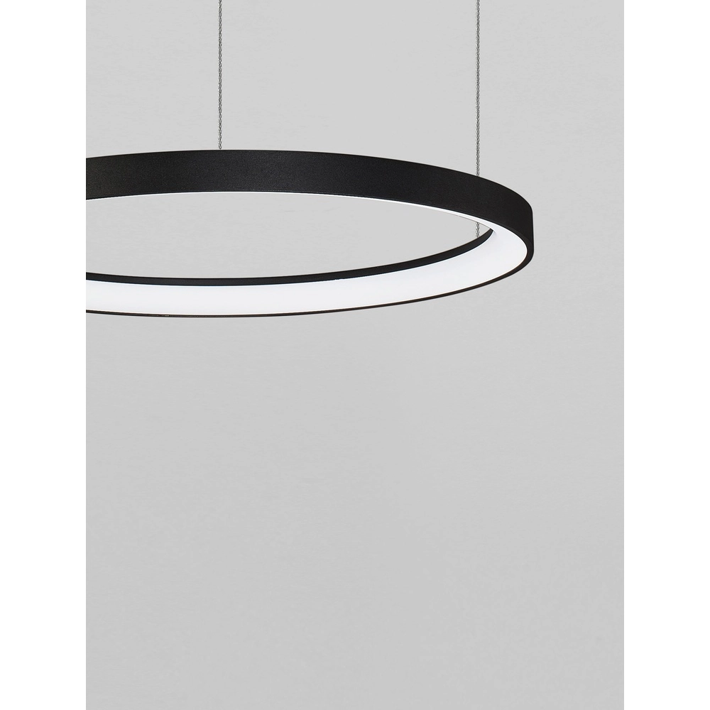 Design hanglamp Pertino zwart Ø 48cm 2700K Lyora 5212017446039