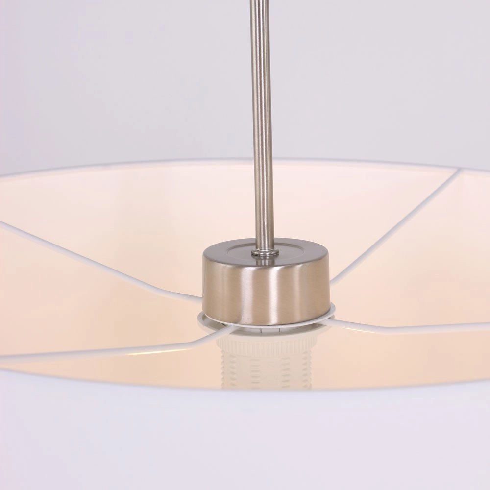 Hanglamp Gramineus met witte kap Steinhauer 8712746088731