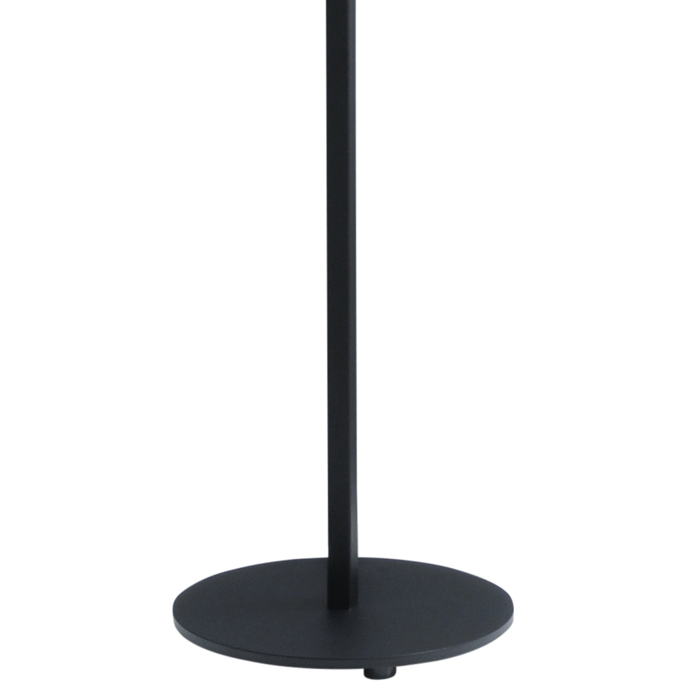 Zwarte vloerlamp Tube 130cm met gouden fitting Masterlight 8718121188669