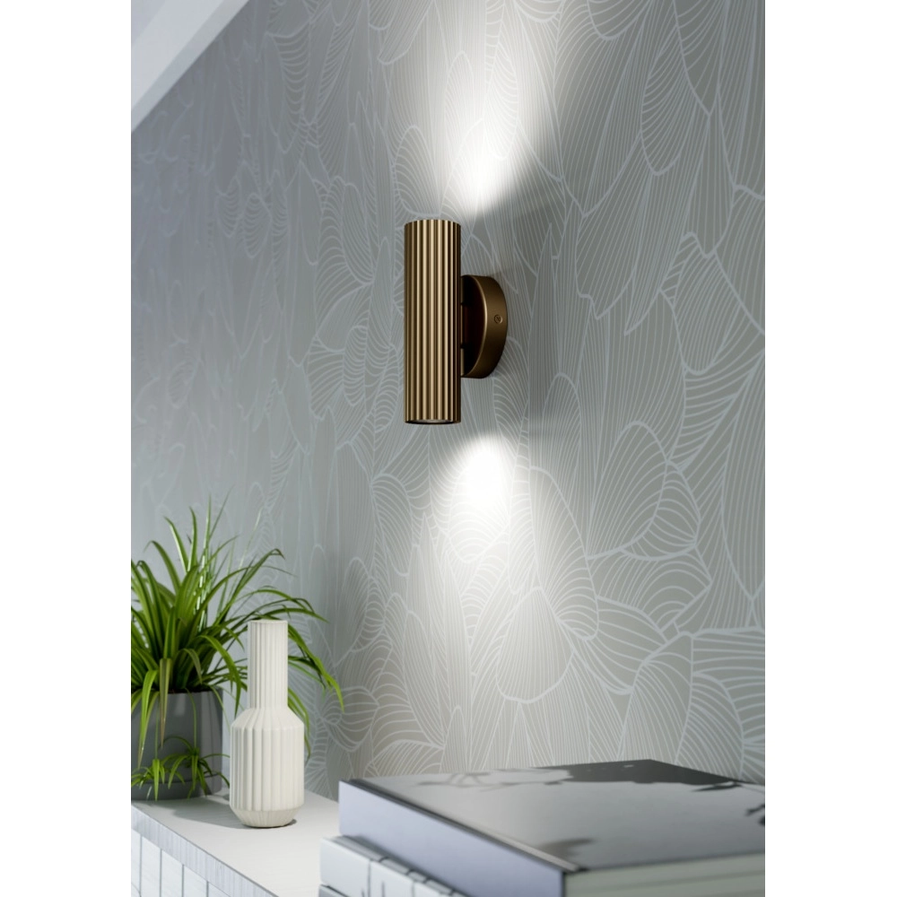 Opbouwspot Portillo up & down brons Eglo 9008606360574