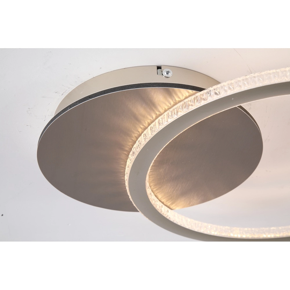 Plafondlamp Specs champagne enkel Searchlight 5053423300955