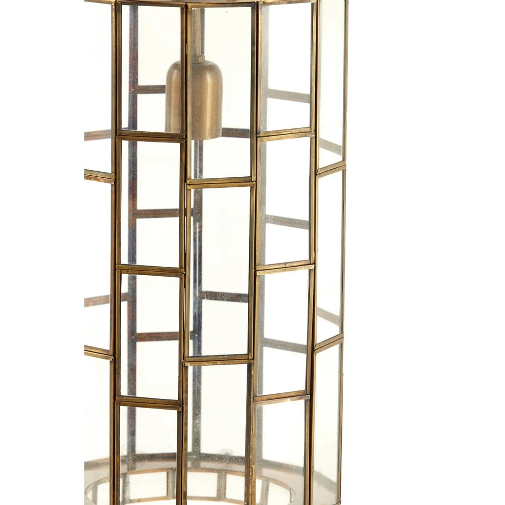 Glazen hanglamp Søstrene Ø 24cm - glas met messing Light & Living 8717807187262