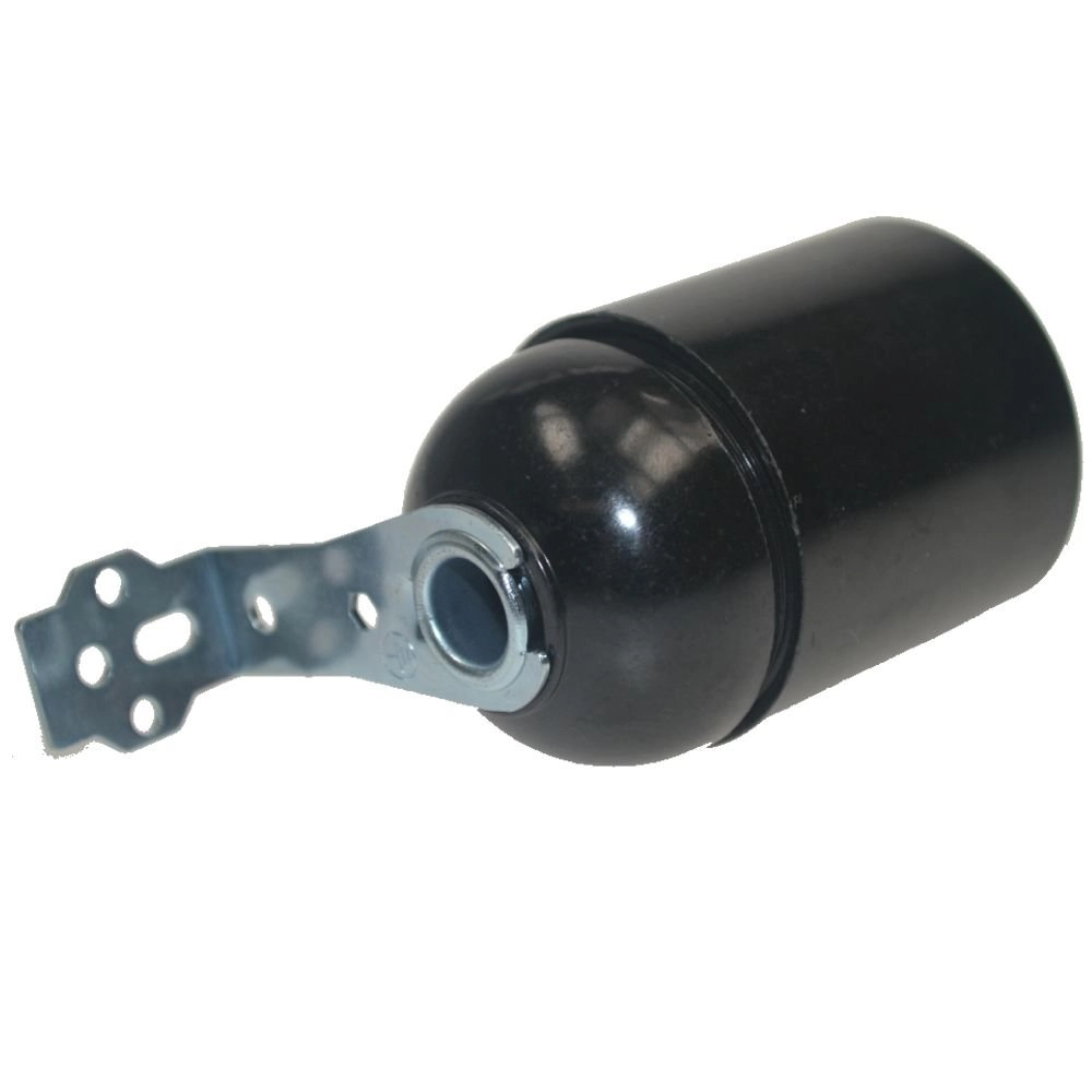 Fitting E27 - Base zwart met bevestingsplaatje Vtac 8717692021788