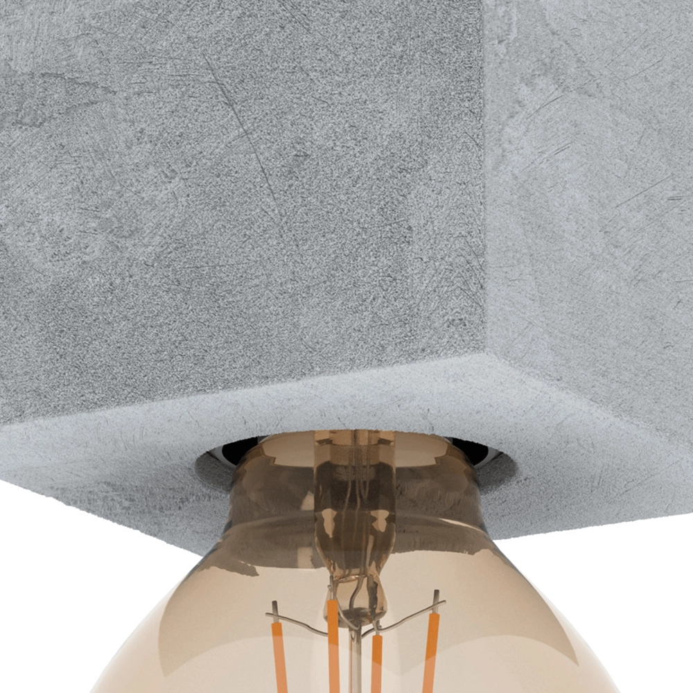 Betonlook plafondlampje Prestwick 3 Eglo 9002759435950