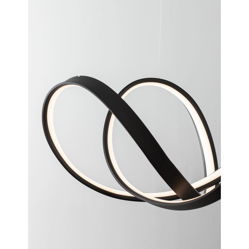 Design hanglamp Apus zwart Ø 55cm Lyora 5212017419798