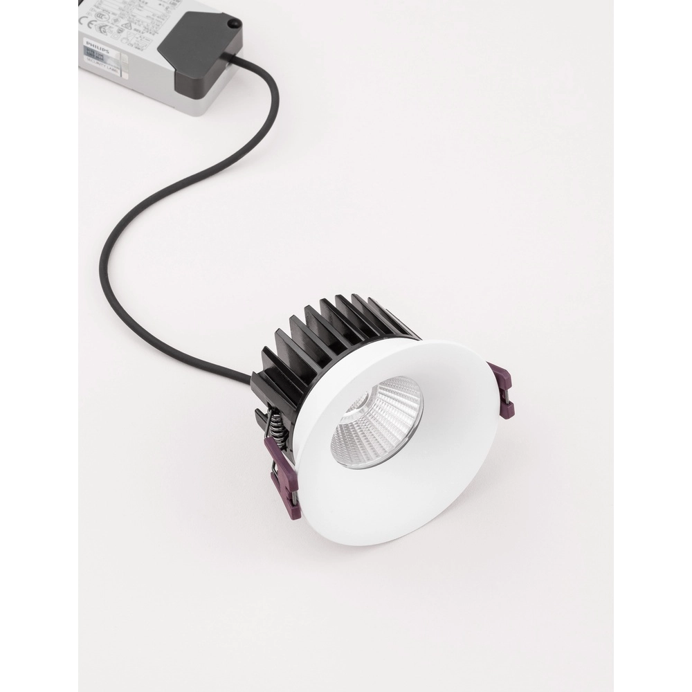 Witte inbouwspot Blade Ø 8,5cm Lyora 5212017418586