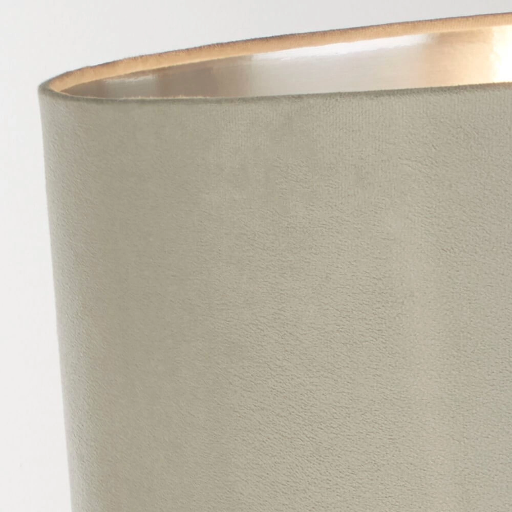 Design tafellamp Scarborough goud met grijze kap Searchlight 5053423257075