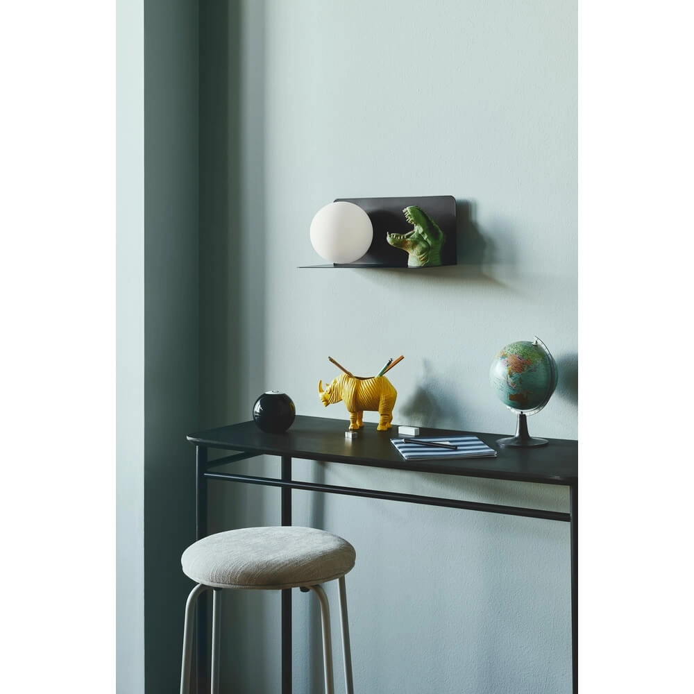 Muurlamp met bol Lilibeth zwart Nordlux 5704924016028