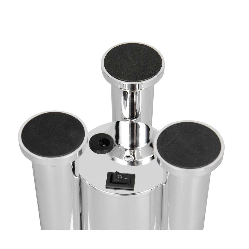 Tafellamp Apollo raket titanium grijs Trio 4017807681208