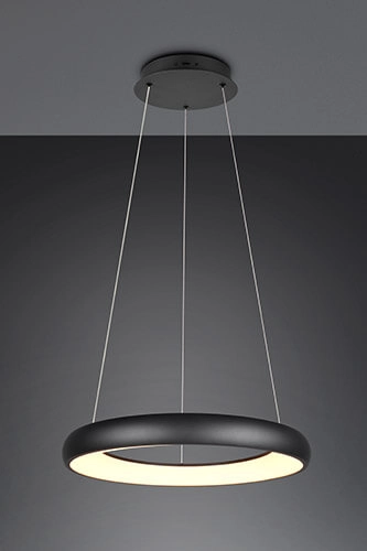 Led hanglamp Cardona zwart - Ø 60cm Led hanglamp Cardona zwart - Ø 60cm