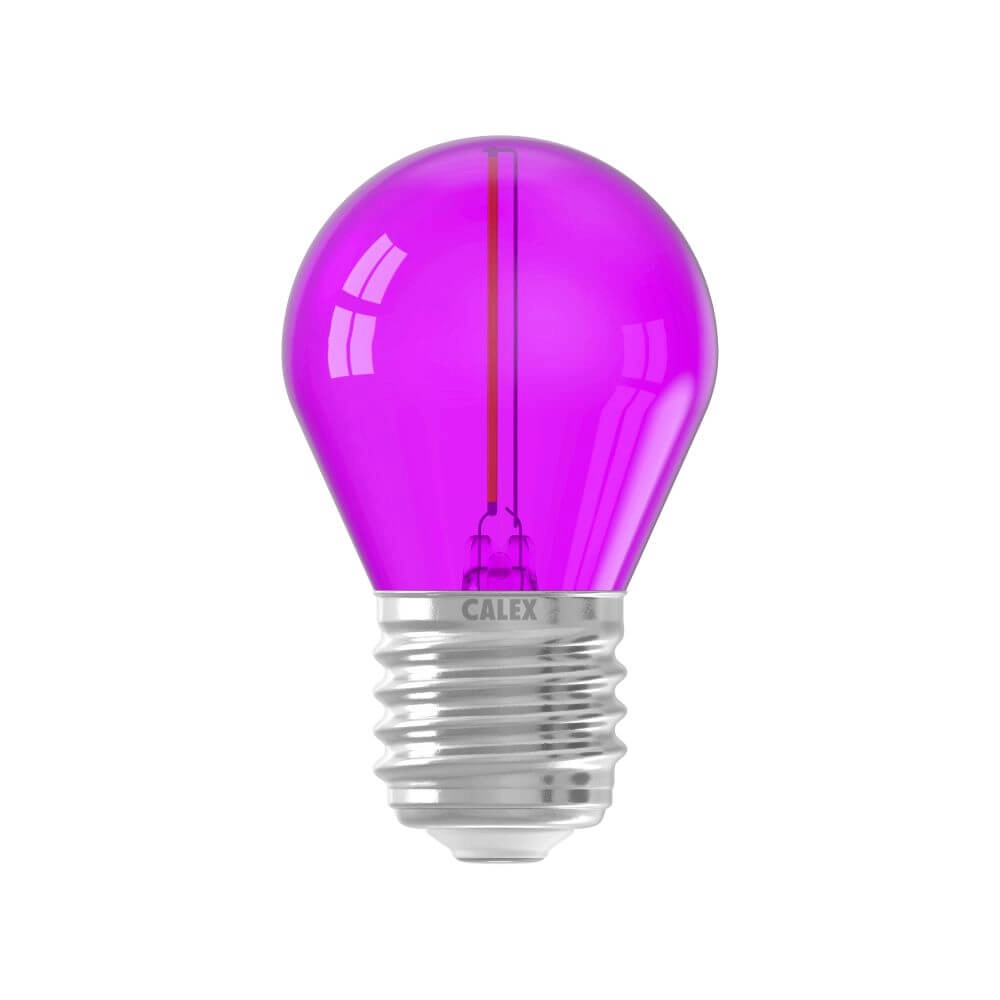 Lichtbron 1W - E27 - Led paars voor feestverlichting