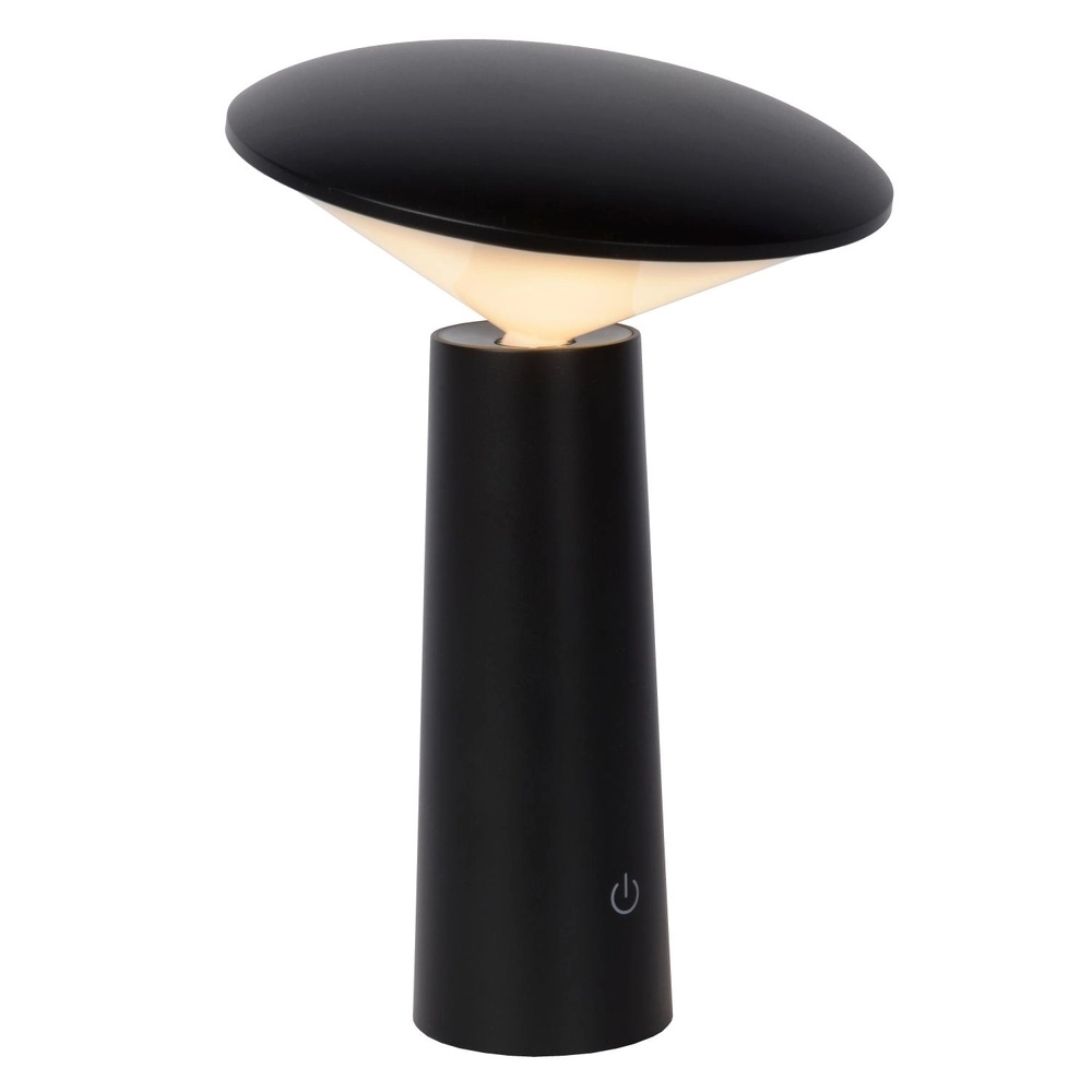 Oplaadbare tafellamp Jive IP44 zwart lichtkleur instelbaar Lucide 5411212021960