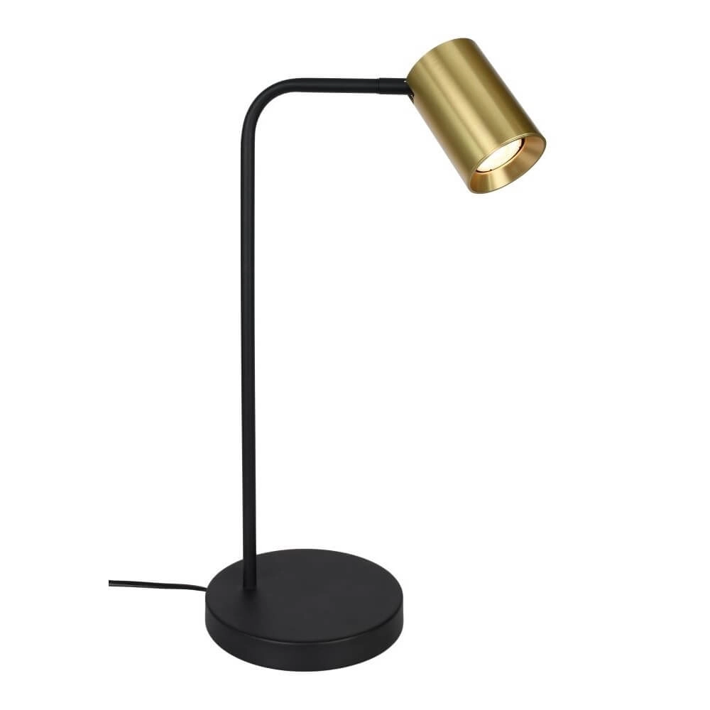 Design tafellamp Megano zwart met goud