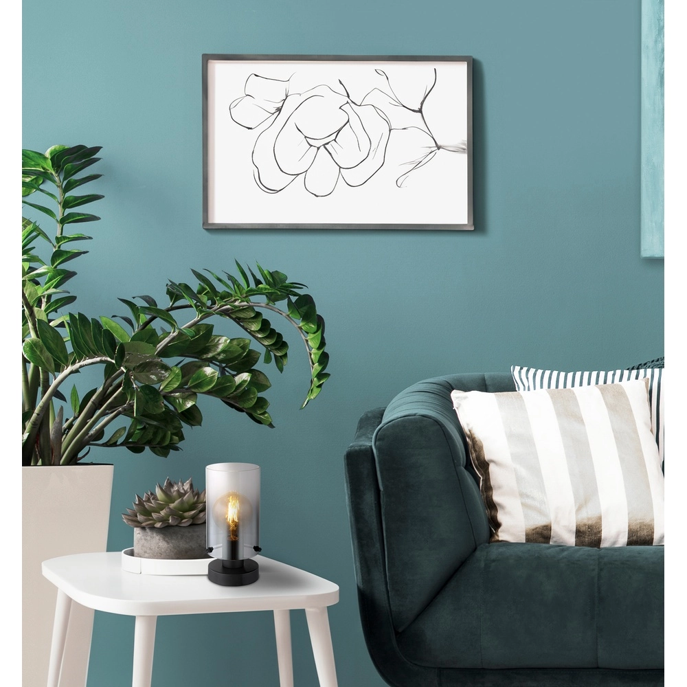Tafellamp Florentina zwart design Globo 9007371458141