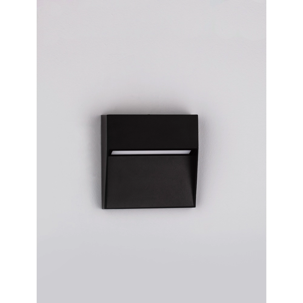 Vierkante wandlamp Nectar design antraciet Lyora 5212017453860