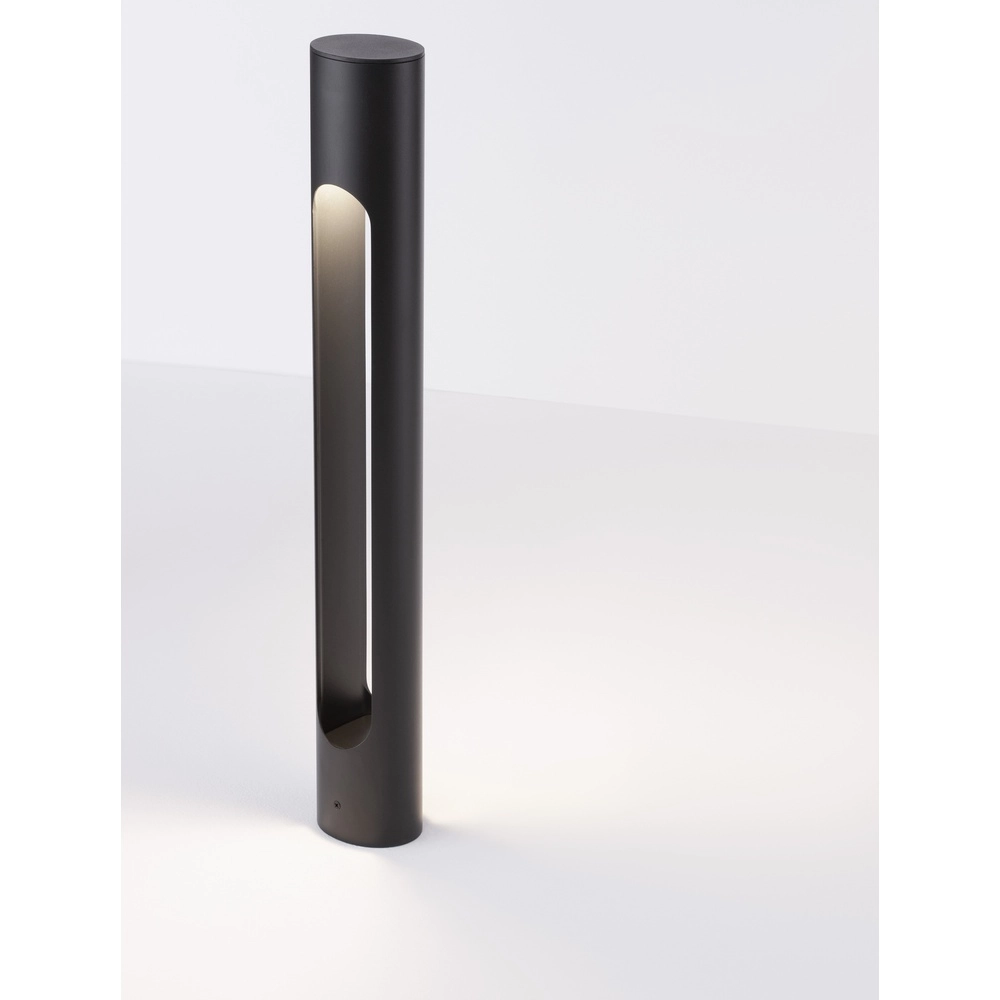 Strakke lamp Ellery zwart 60cm