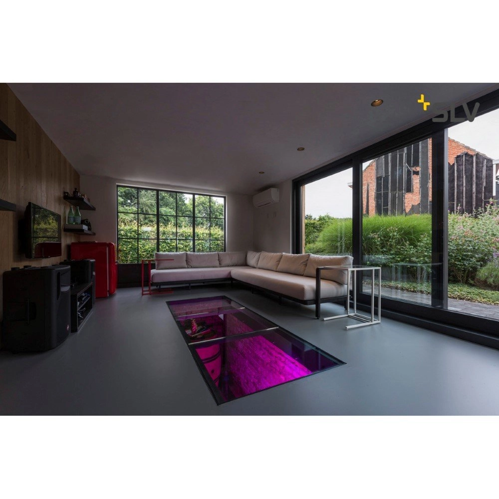 Inbouwspot Horn 18,5cm zwart SLV 4024163168724