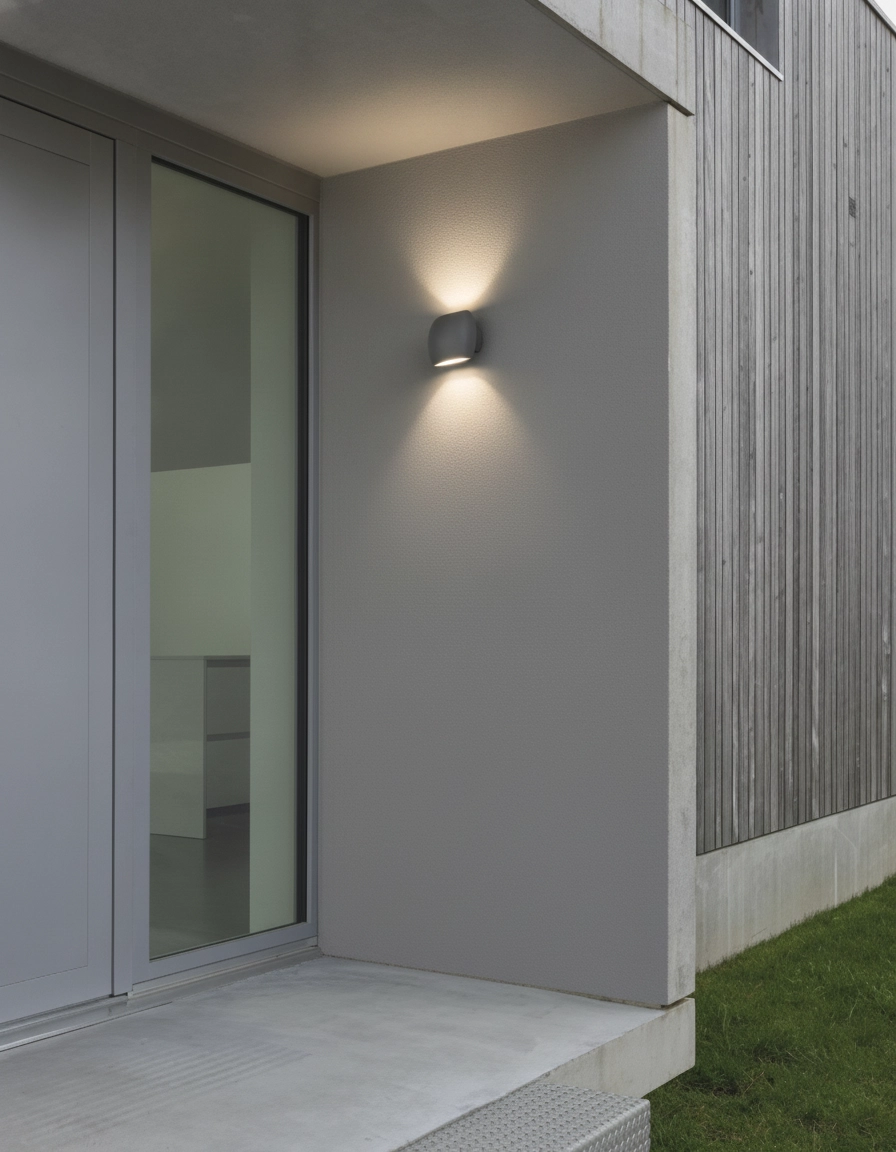 Design wandlamp Como grijs