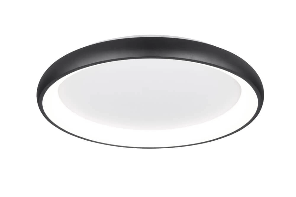 Led plafondlamp Cardona zwart - Ø 75cm Trio 4017807613940